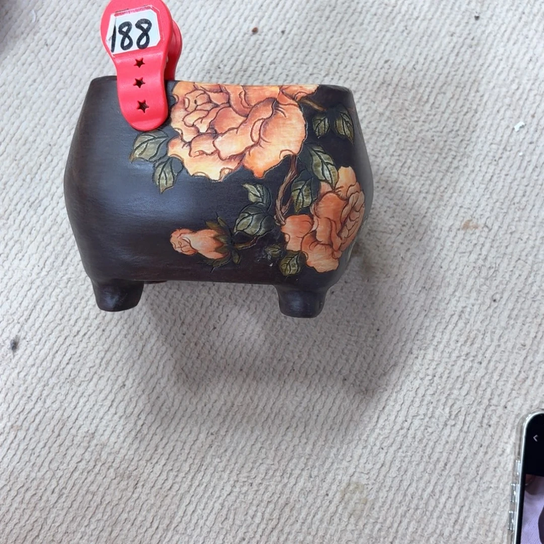 鱼****紫砂花盆陶瓷多肉花盆精品