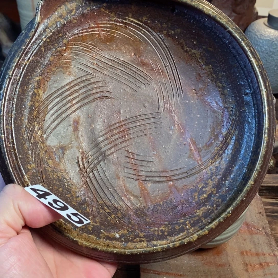 备前烧柴烧茶具中村六郎全品