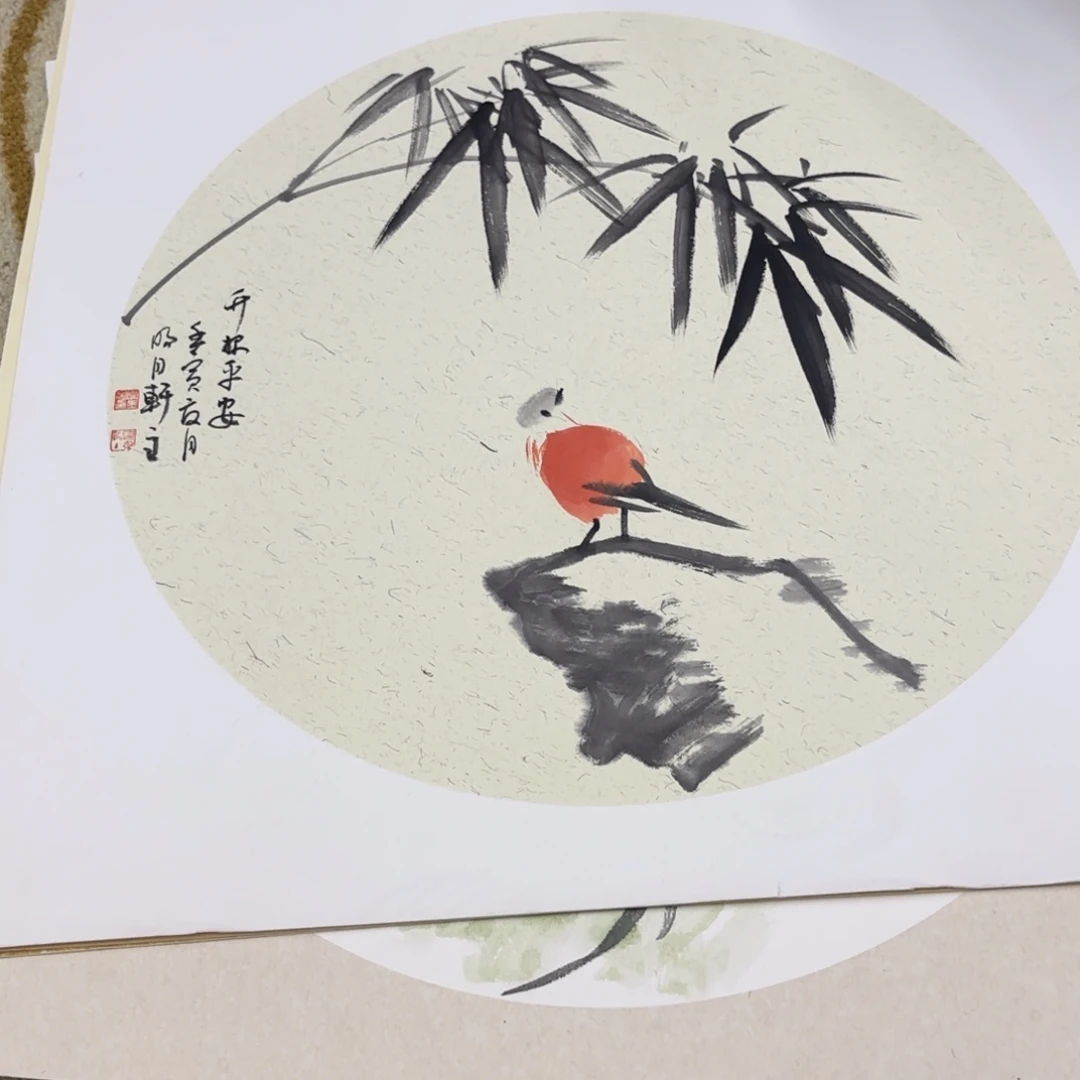 国画50-50卡纸作品艺