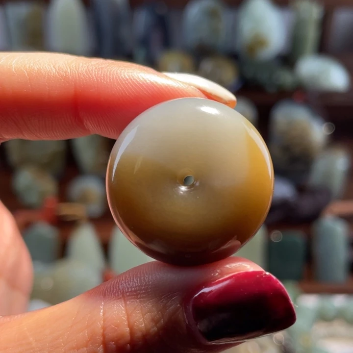 和田玉颈饰未镶嵌吊坠