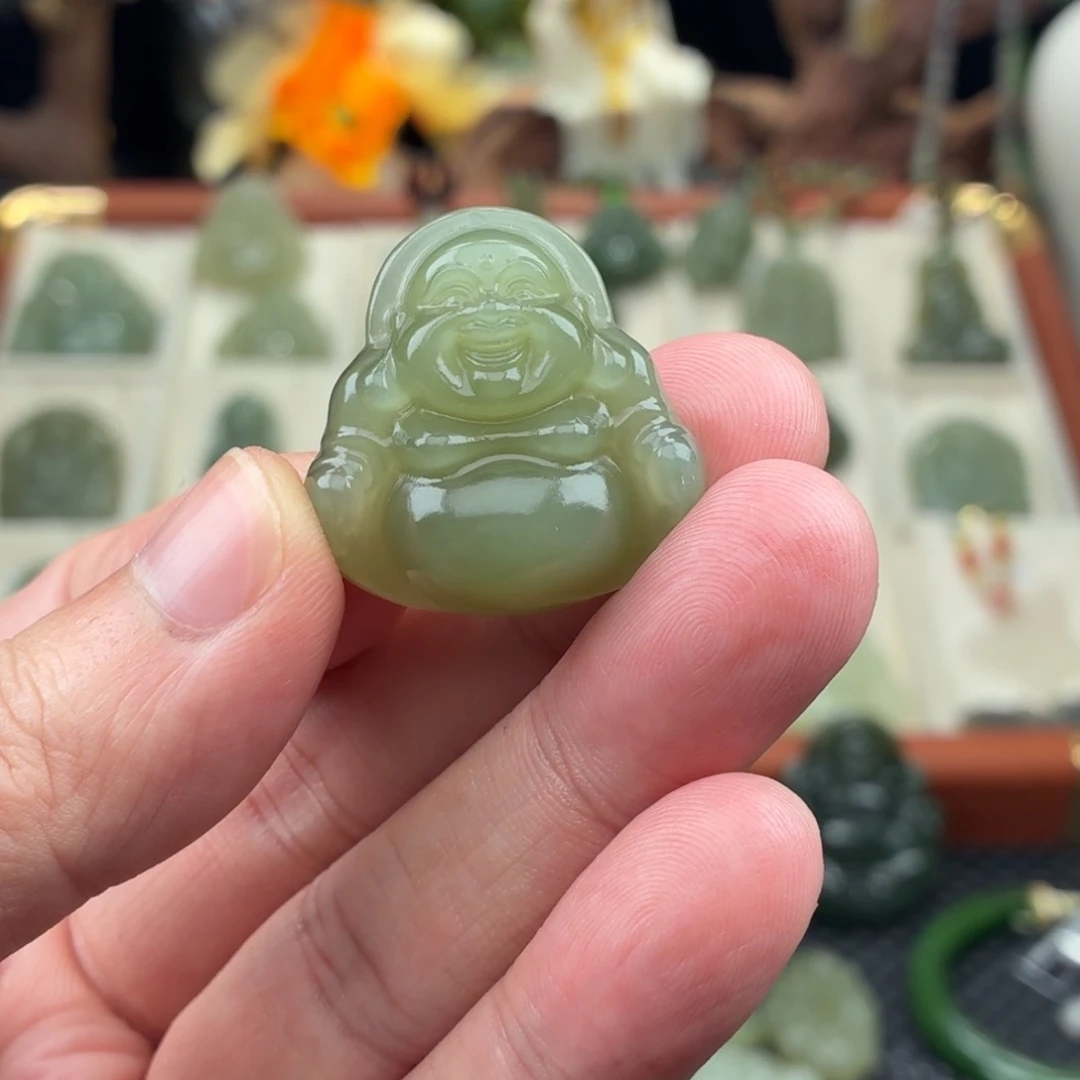 美***໒和田玉未镶嵌颈饰