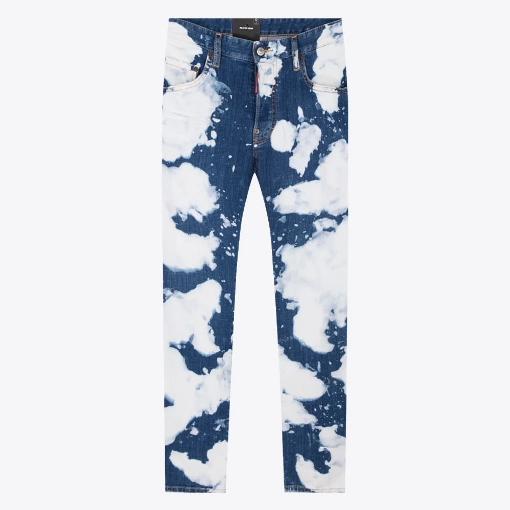 DSQUARED2 D2二次方纽扣款水洗男9分裤休闲裤S74LB1069S30342470