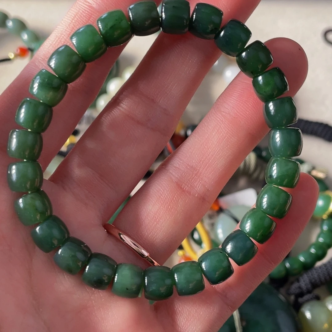 和田玉未镶嵌手串