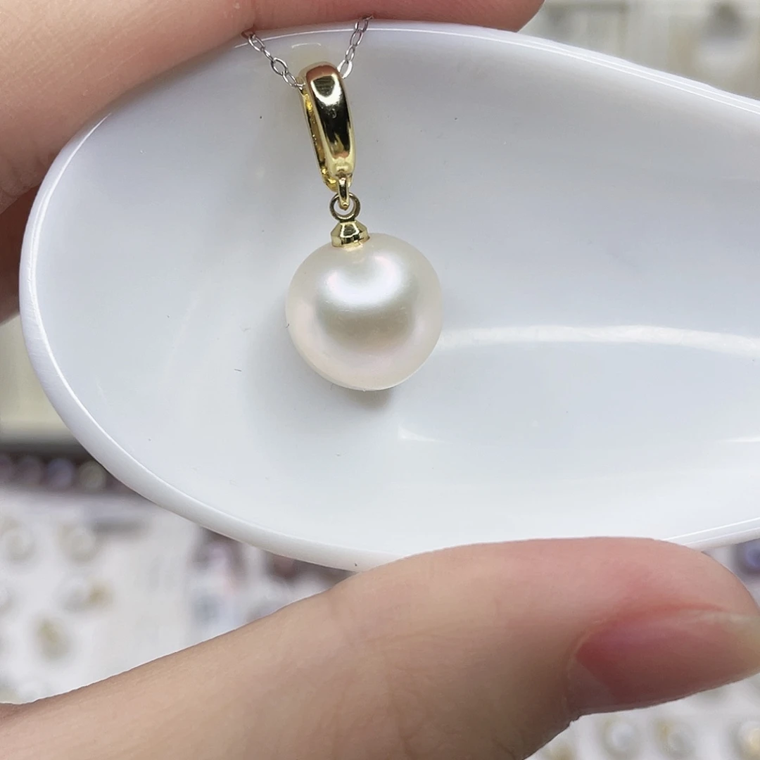 合金淡水珍珠吊坠(赠链)
