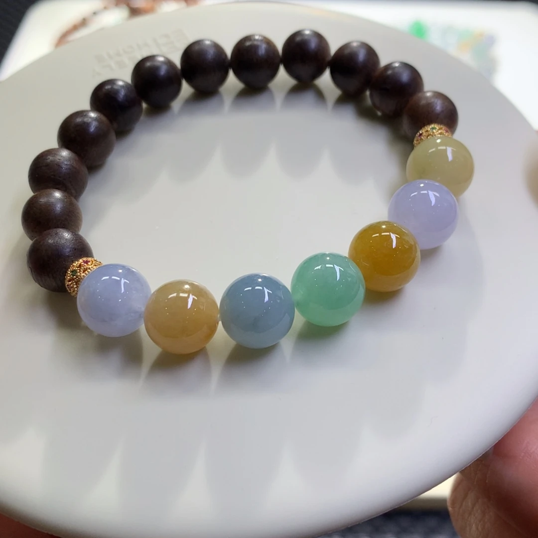 未镶嵌手链翡翠翡翠手串卡10