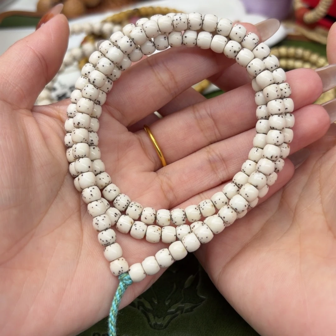 D***x手串星月菩提⚠️双金标⚠️5.8数星星鼓珠108❗️石玉料❗️
