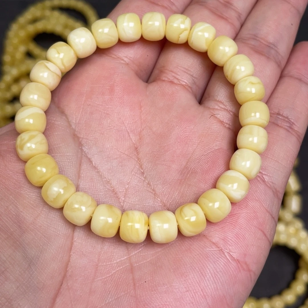 蜜蜡未镶嵌裸石蜜蜡手串8.5mm