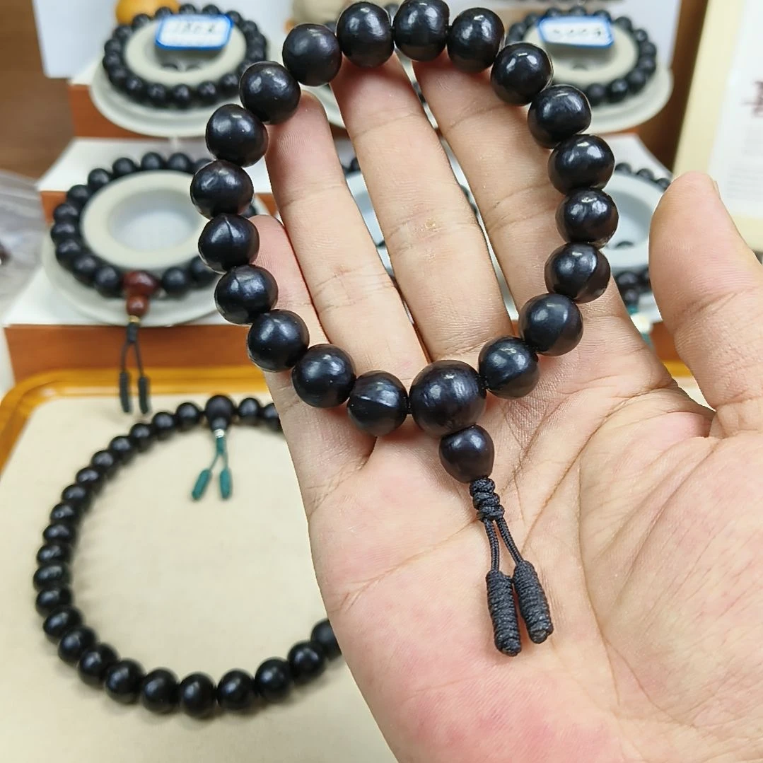 手串草珠菩提13.8mm矮桩18颗无患子手持