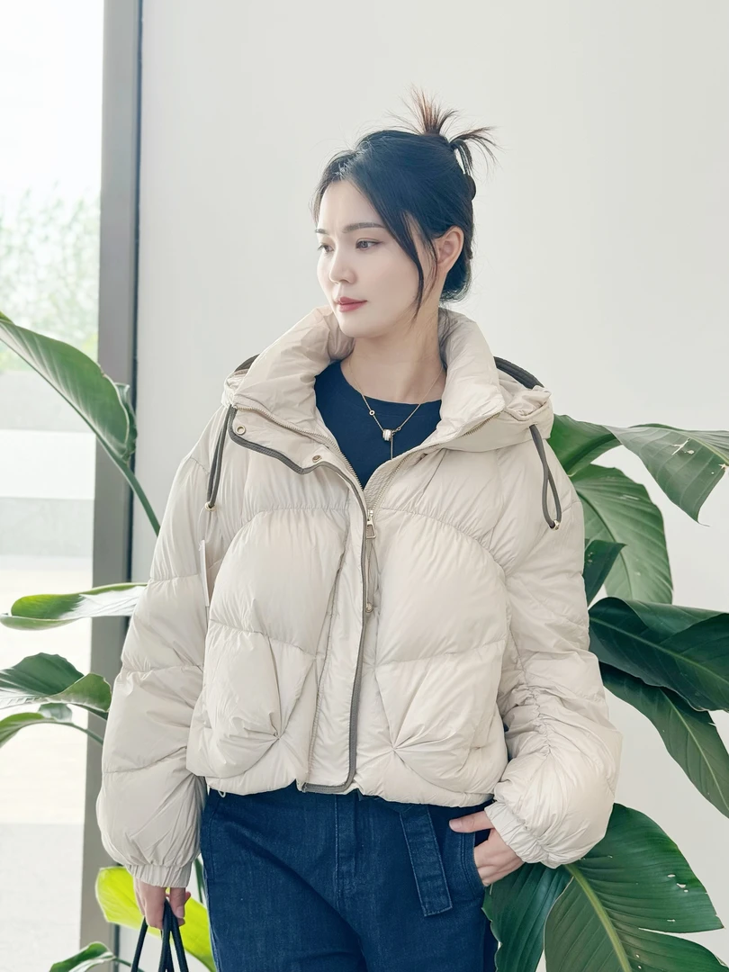 【662】亲子-泡芙感A版型羽绒服连帽设计师款洋气加厚保暖亲肤