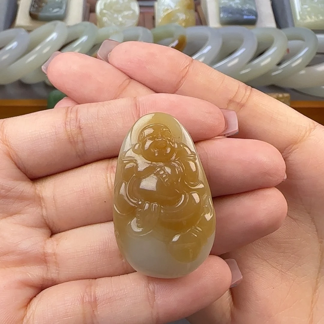 【闪购商品】颈饰未镶嵌和田玉远**录