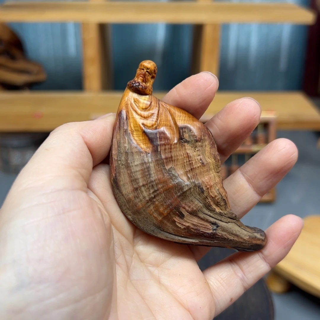 柏木崖柏木摆件手把件，18