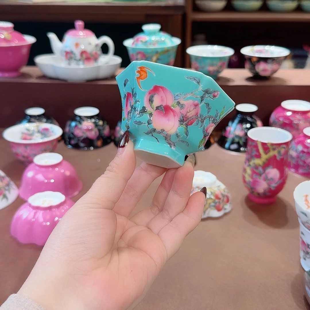 W*i珐琅彩主人杯茶具套装