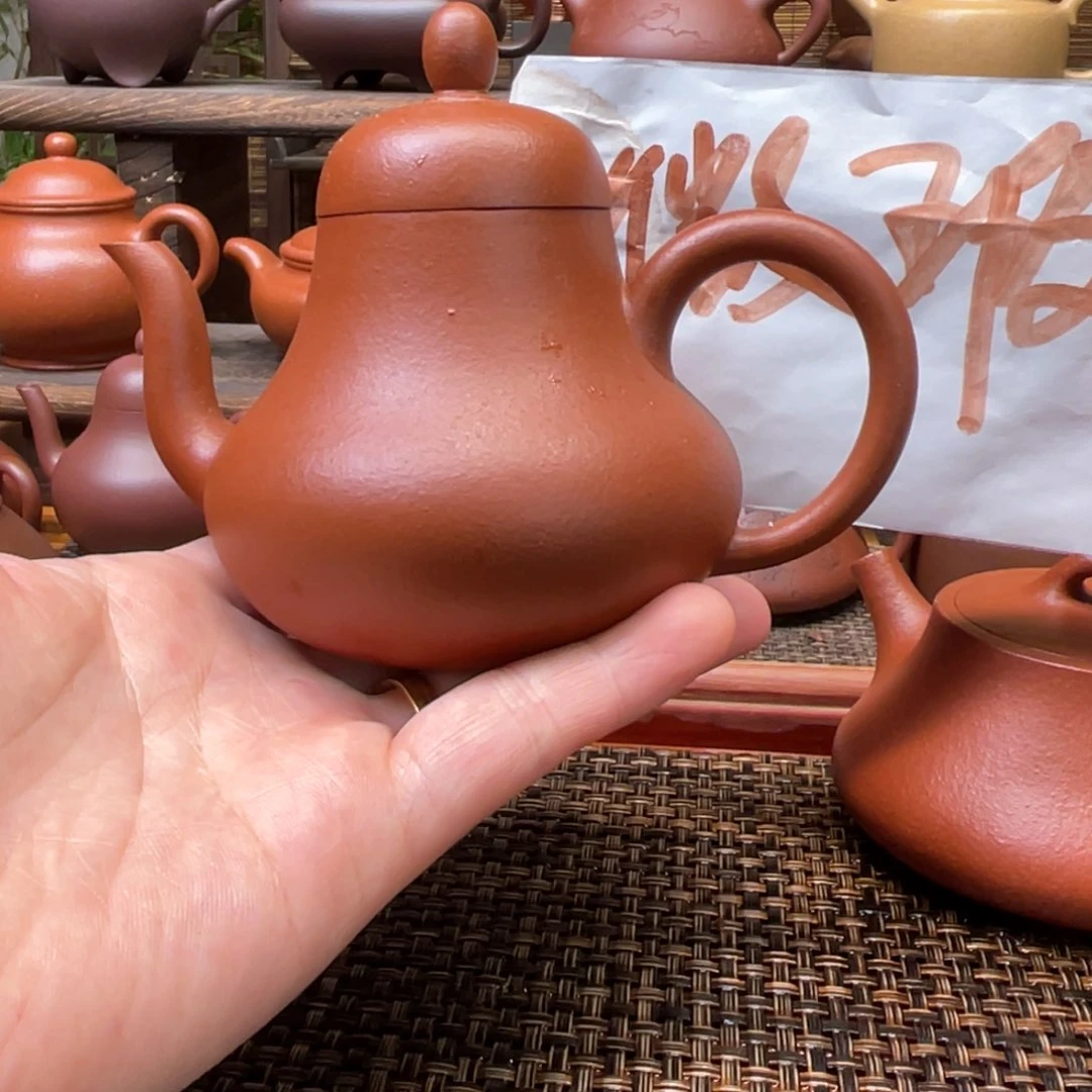 茶壶紫砂宜兴原矿紫砂手工制170微瑕