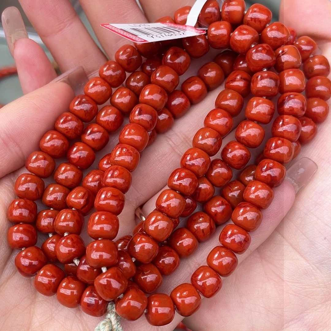 南红玛瑙手链未镶嵌