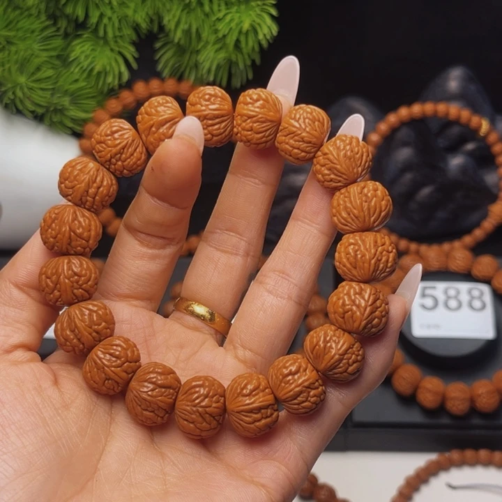 愿***心龙纹桃核荔枝纹15
