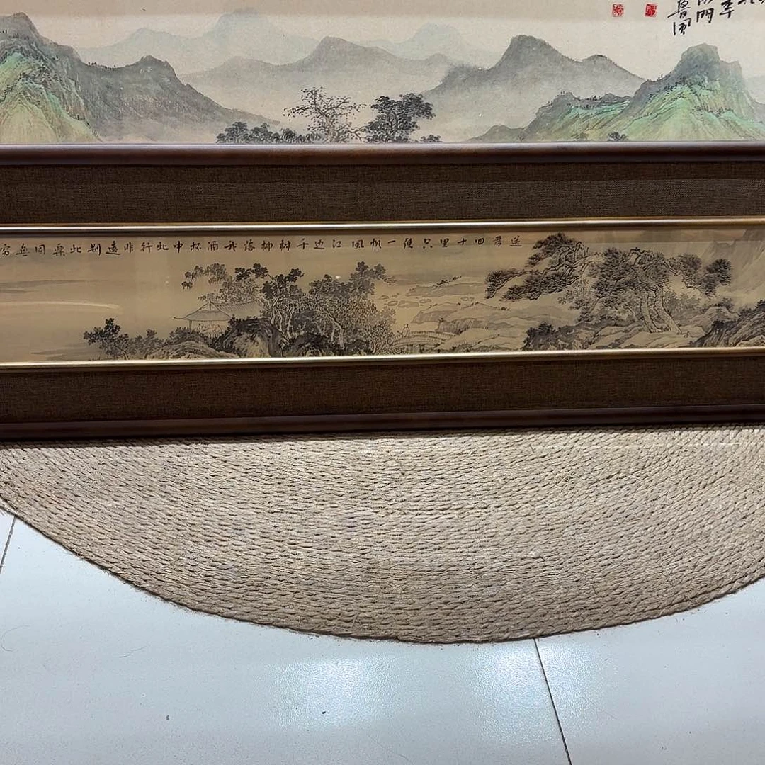 捡***头国画真人手绘作品