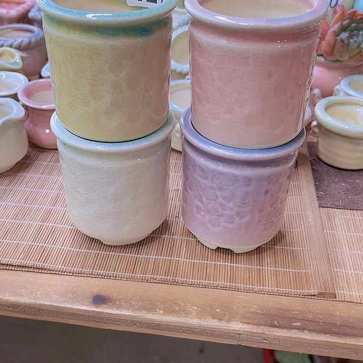 红陶陶瓷花盆当场满12包邮