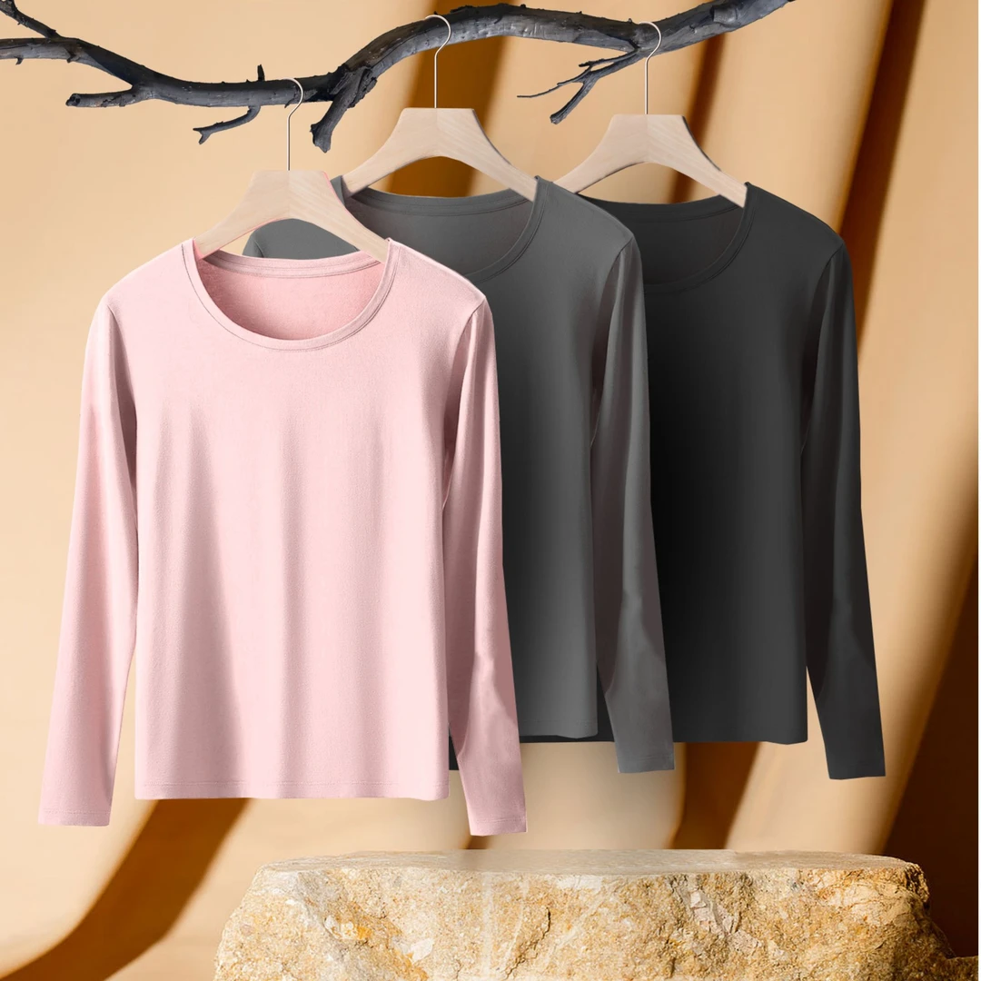 9002新款女士圆领小衫