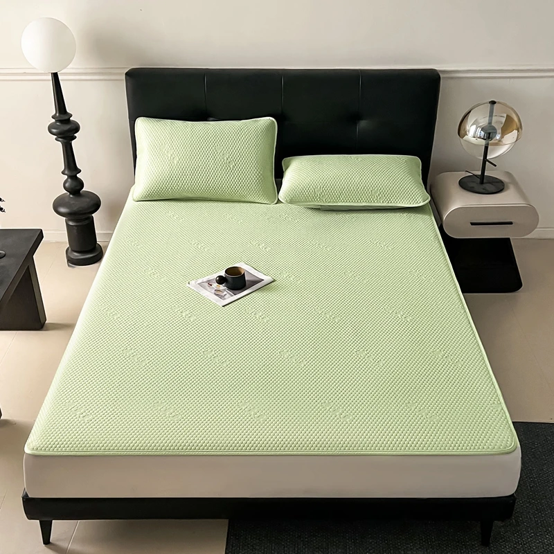 【梵茜妮】 凉的刚刚好3D凉豆豆圆角边凉席-三件套