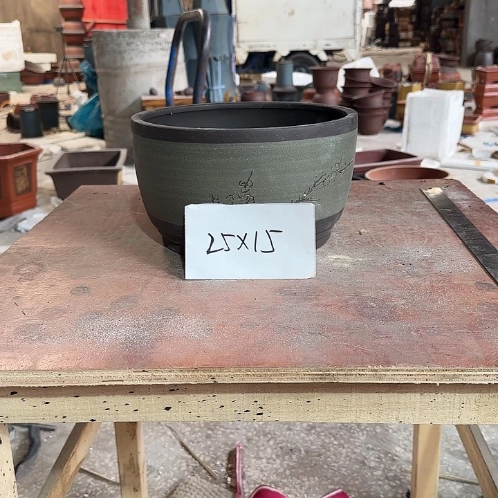 紫砂花盆盆景盆盆