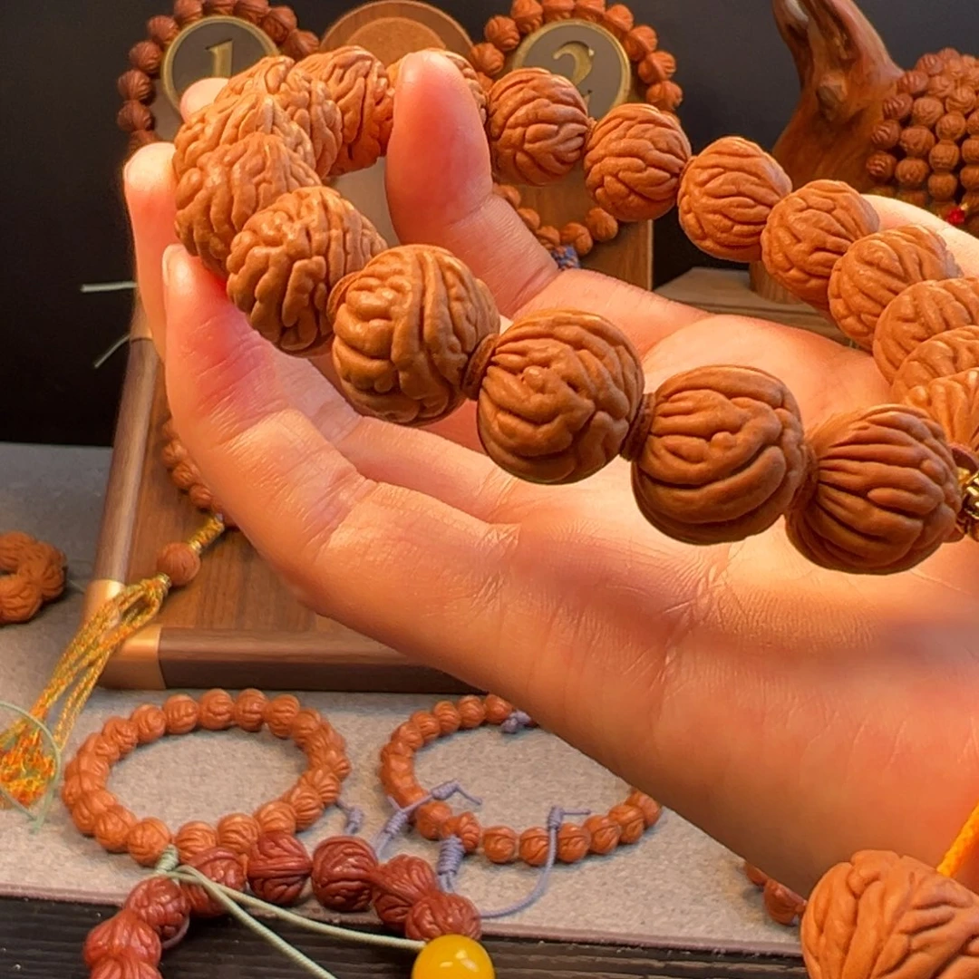 【闪购商品】桃核手串18尺寸祥云