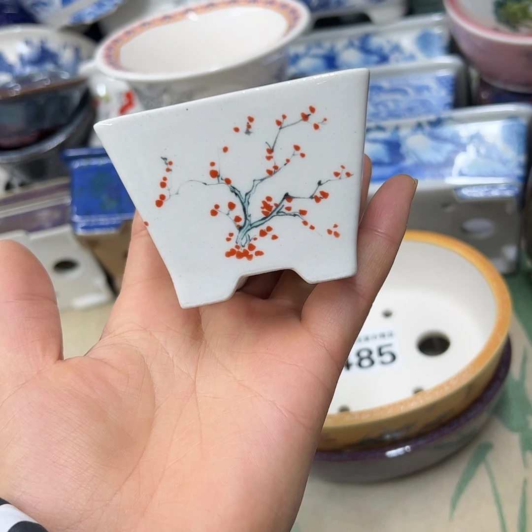 紫砂花盆532号瑕疵7/5cm