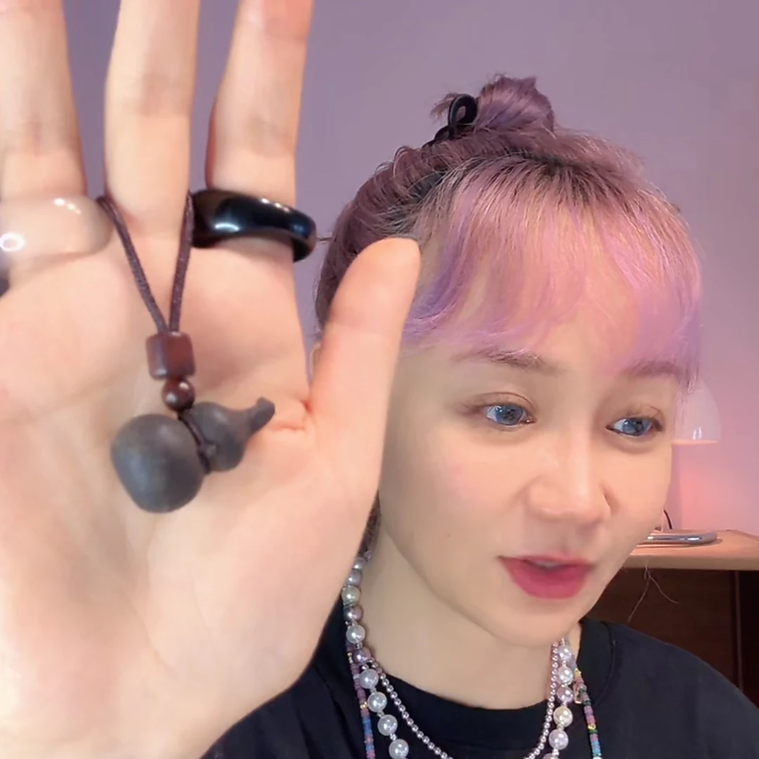 铜项链 木质葫芦项链转转项链25秋冬新款
