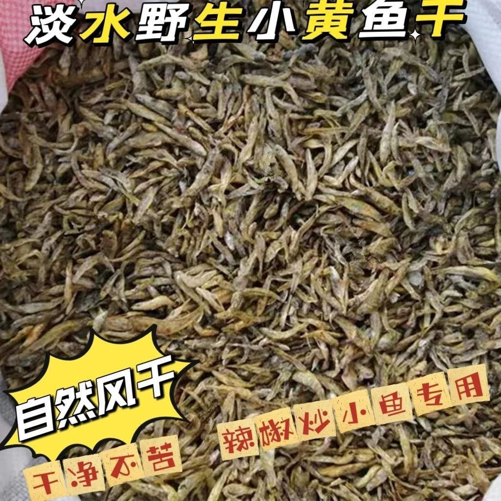 微山湖野生鱼干小黄鱼干
