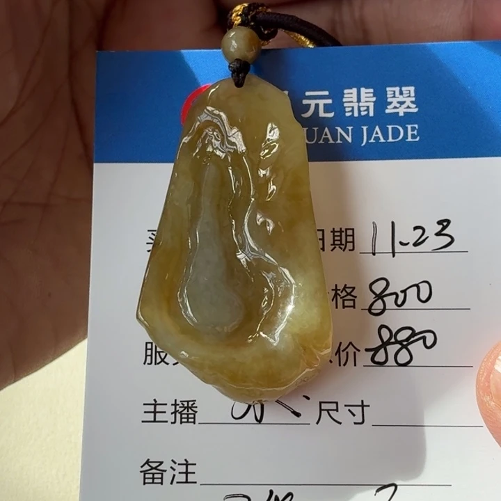 董***董翡翠未镶嵌颈饰天然翡翠