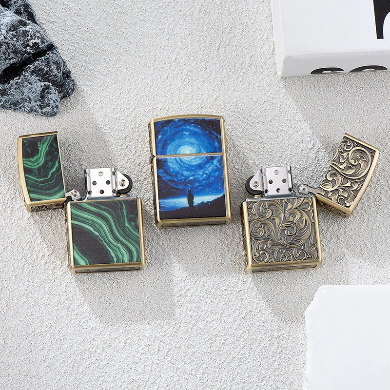 ZORRO佐罗夜光星空金属煤油精美浮雕防风打火机