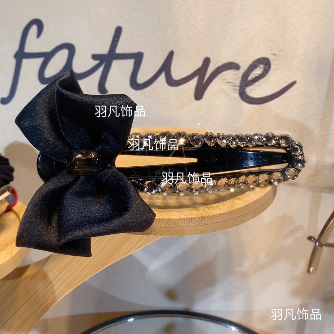 羽凡2566原创发夹复古港风千金风法式简约日韩鸭嘴夹抓夹女极简风