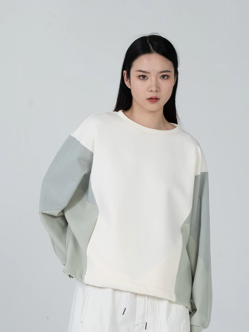 女装瑕疵品163231199卫衣拼色常规春季长袖秋季百搭