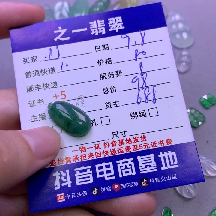颈饰未镶嵌翡翠灯**璨