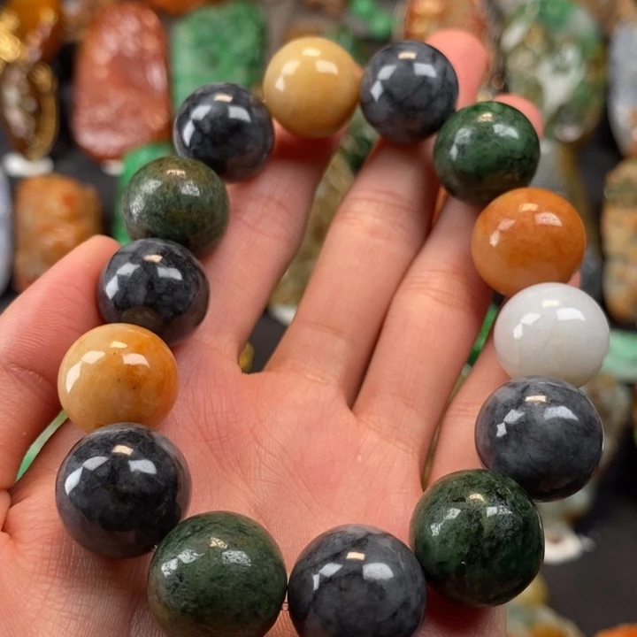 翡翠未镶嵌颈饰缅甸天然翡翠A货