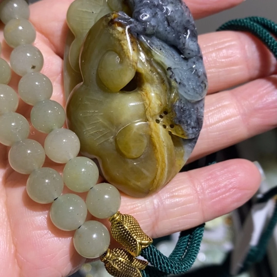 【闪购商品】岫玉毛衣链未镶嵌