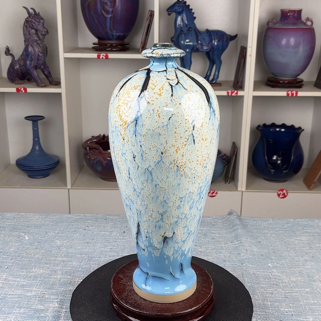 瓷片梅瓶珍品无礼盒