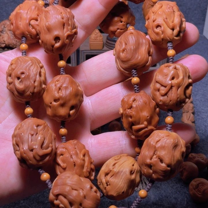 马***溪手串/手链橄榄核手工制作工艺精湛