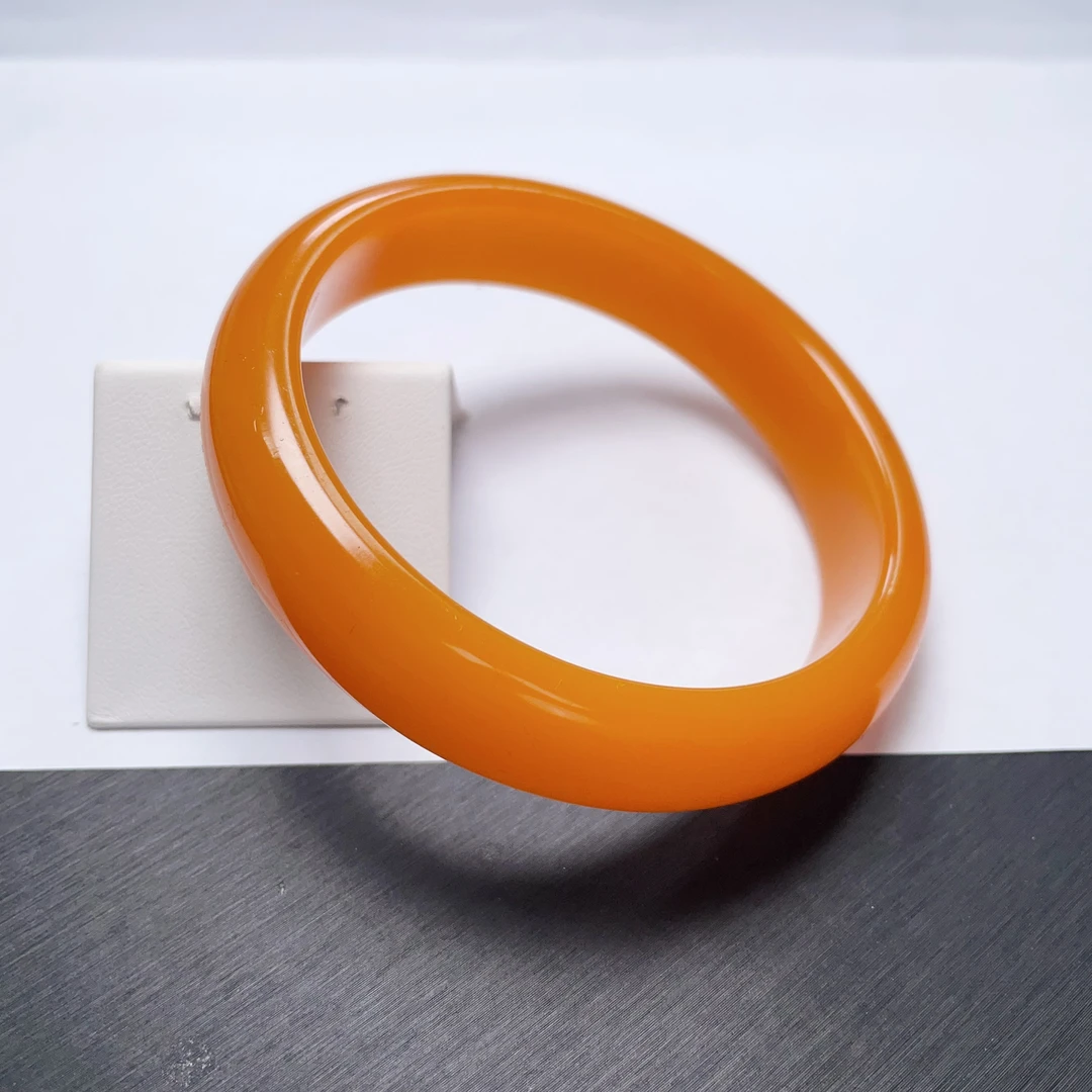 【小杨严选】橙黄常规正圈经典手镯精美时尚百搭