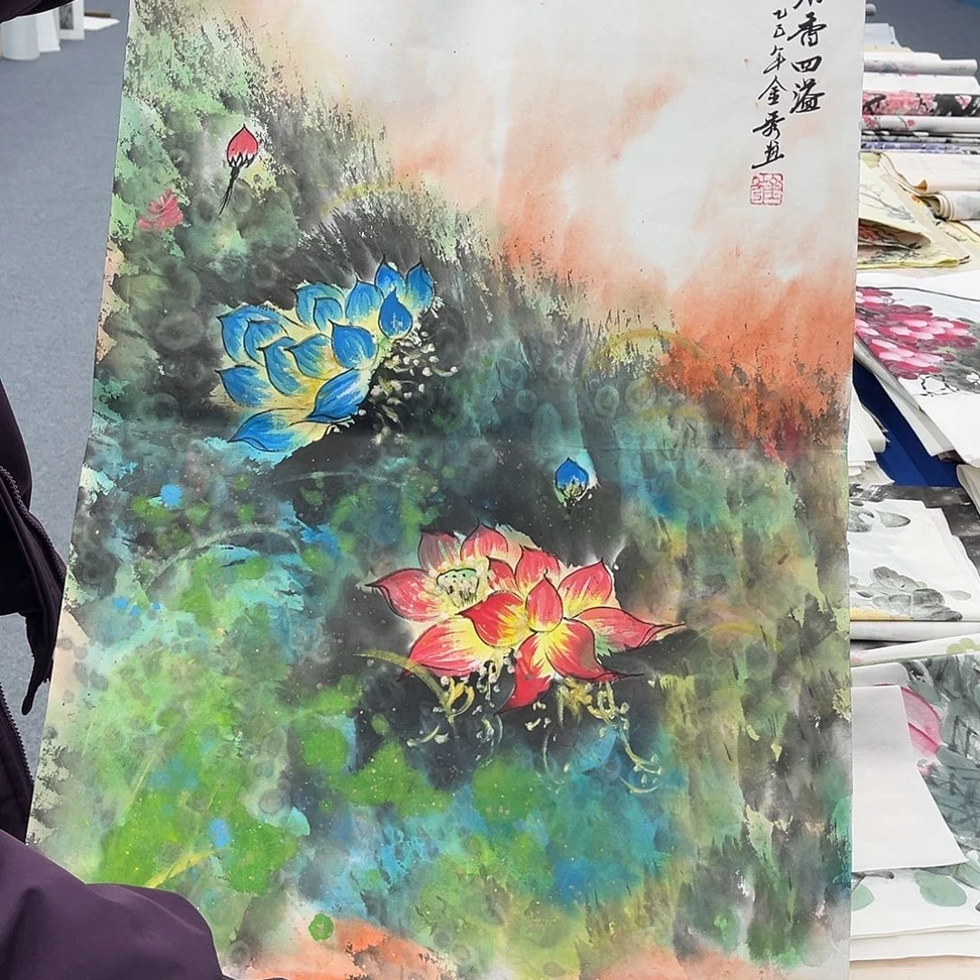 国画纯手绘作品欣赏