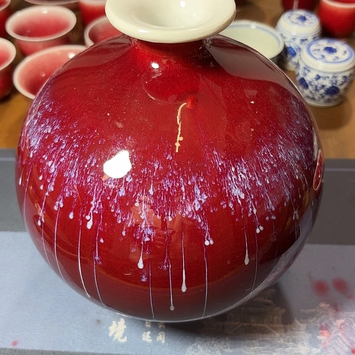 陶瓷景德镇高温陶瓷花瓶微瑕