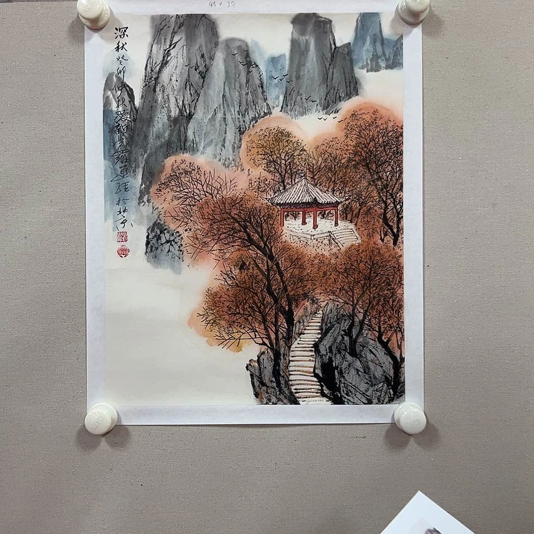 国画金连经老师作品