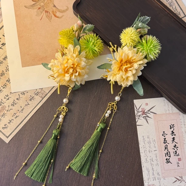 【合欢花】古风汉服配饰