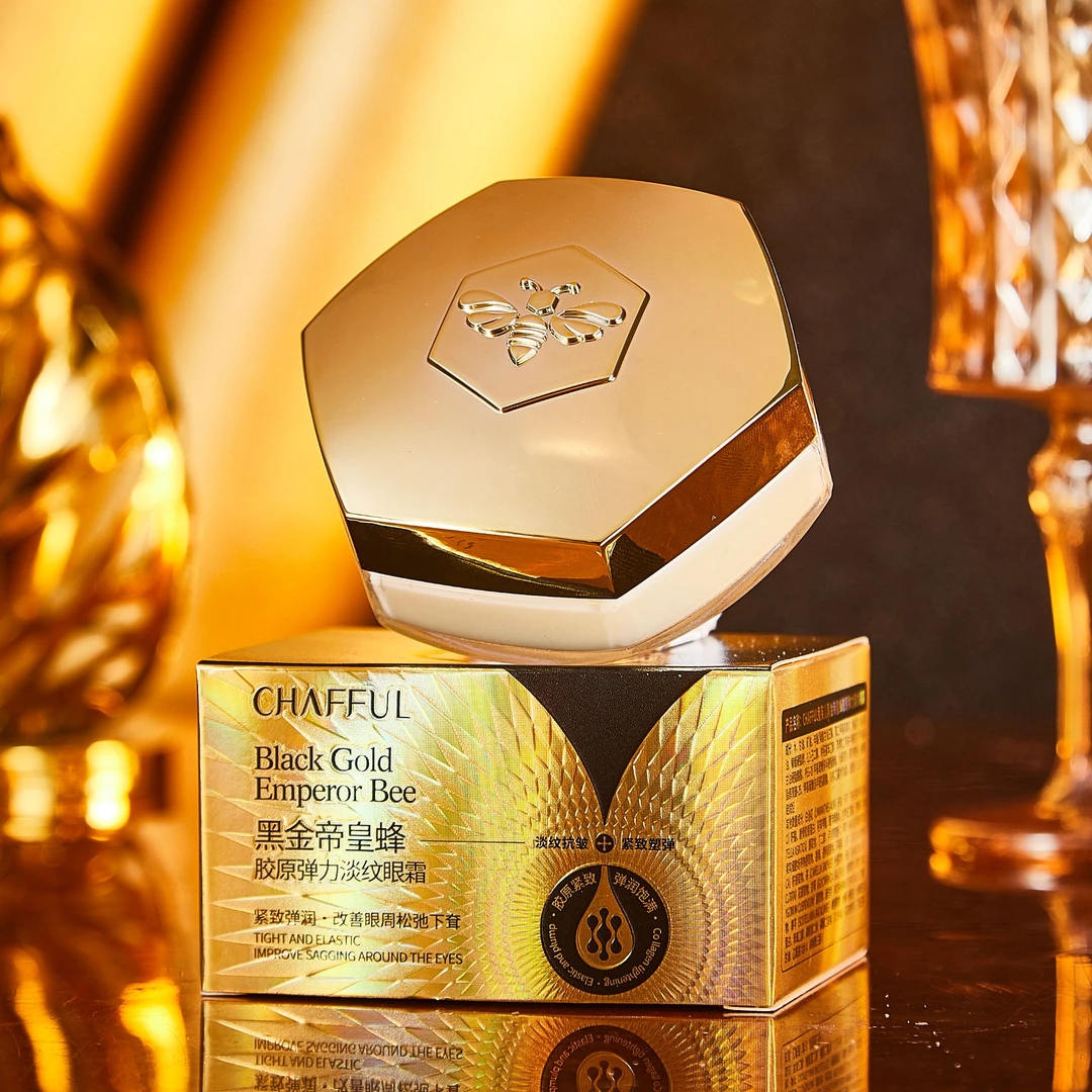 CHAFFUL/香芙儿香芙儿 黑金帝皇蜂胶原弹力淡纹眼霜
