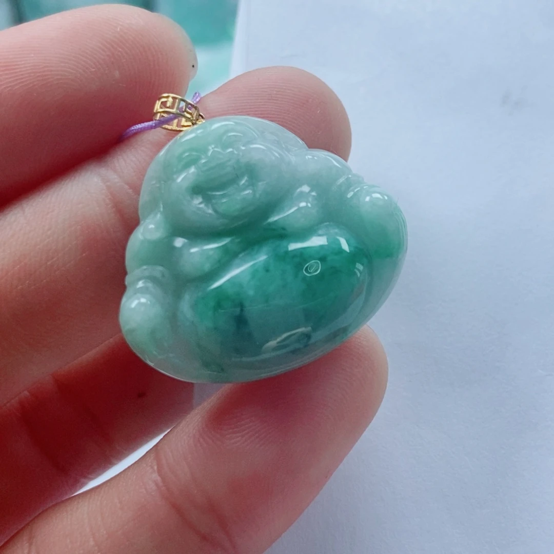 翡翠颈饰未镶嵌天然
