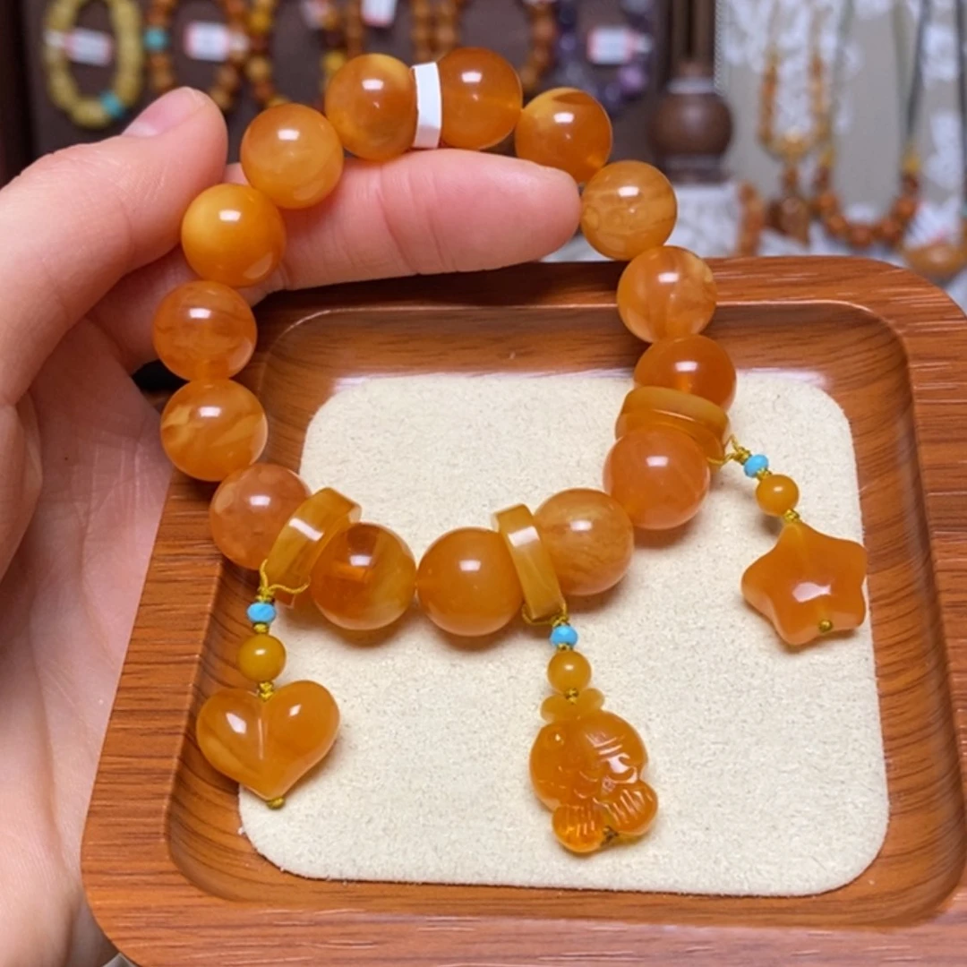 【闪购商品】手链蜜蜡未镶嵌手串