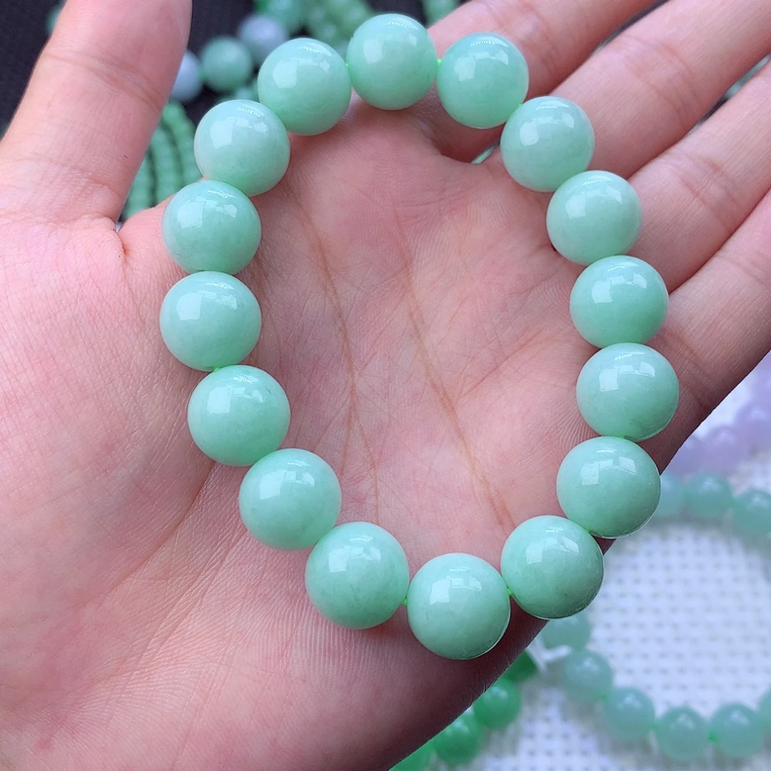 翡翠未镶嵌毛衣链