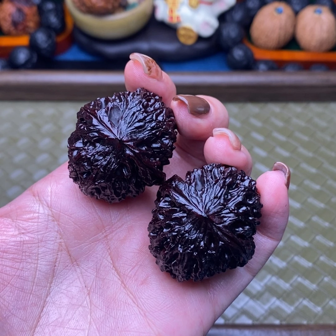 文玩核桃吊坠34龙眼元宝