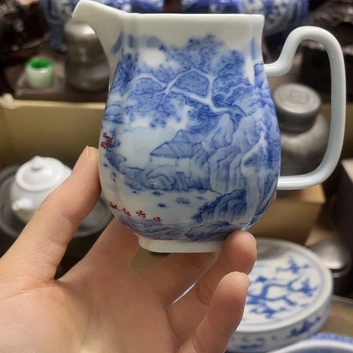 瓷中古工艺品摆件