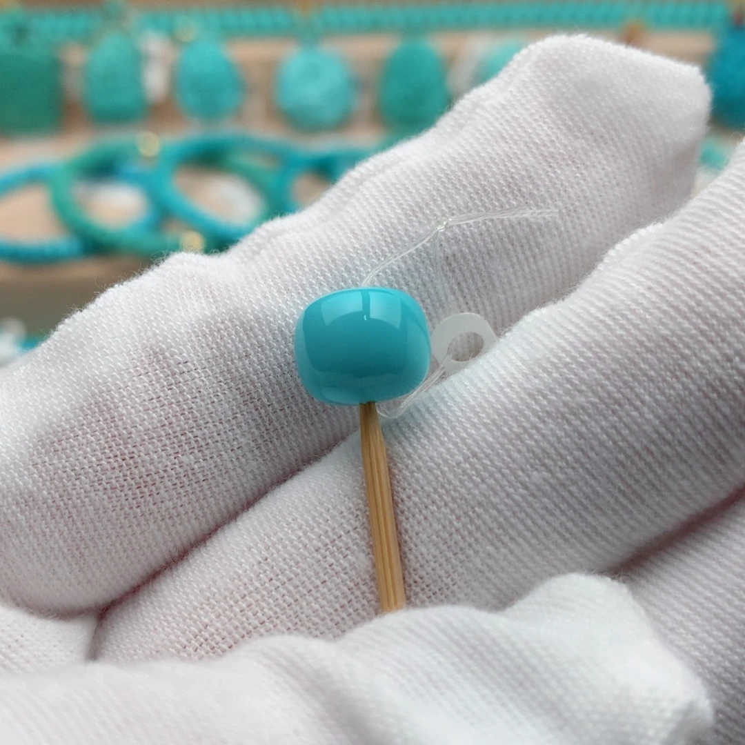 绿松石未镶嵌珠宝奇石9.8mm