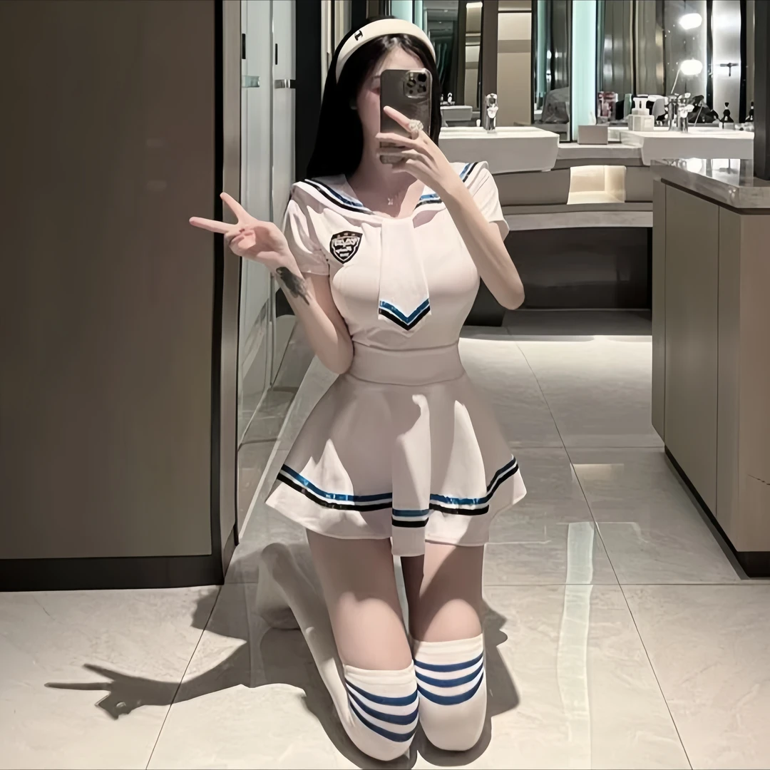 角色扮演性感设计感水手制服ik睡衣睡裙气质网红显瘦时尚纯欲甜美
